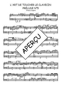 L'art de toucher le clavecin - Prélude N°5 -